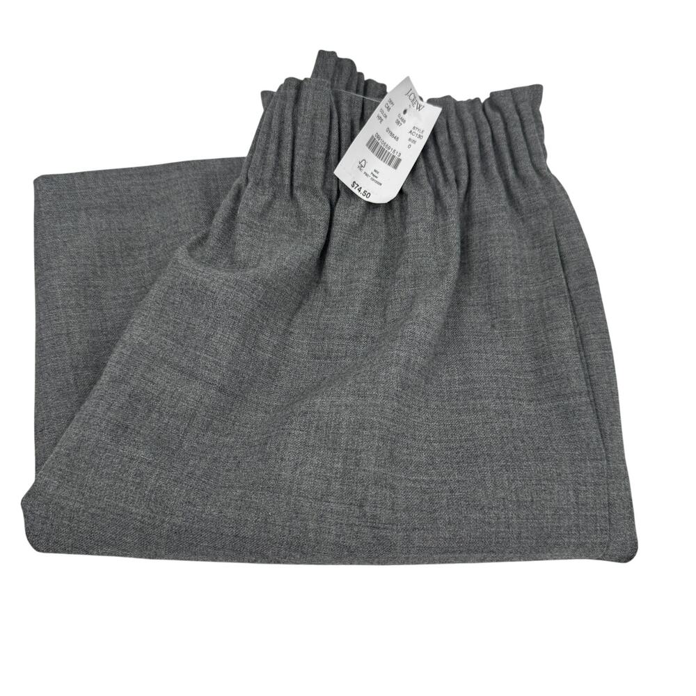 J Crew Skirt Womens 0 Gray Wool Blend Sidewalk Style Lined + Pockets Preppy NEW
